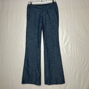 Twenty one‎ women formal dress blue white striped trousers pants size 24